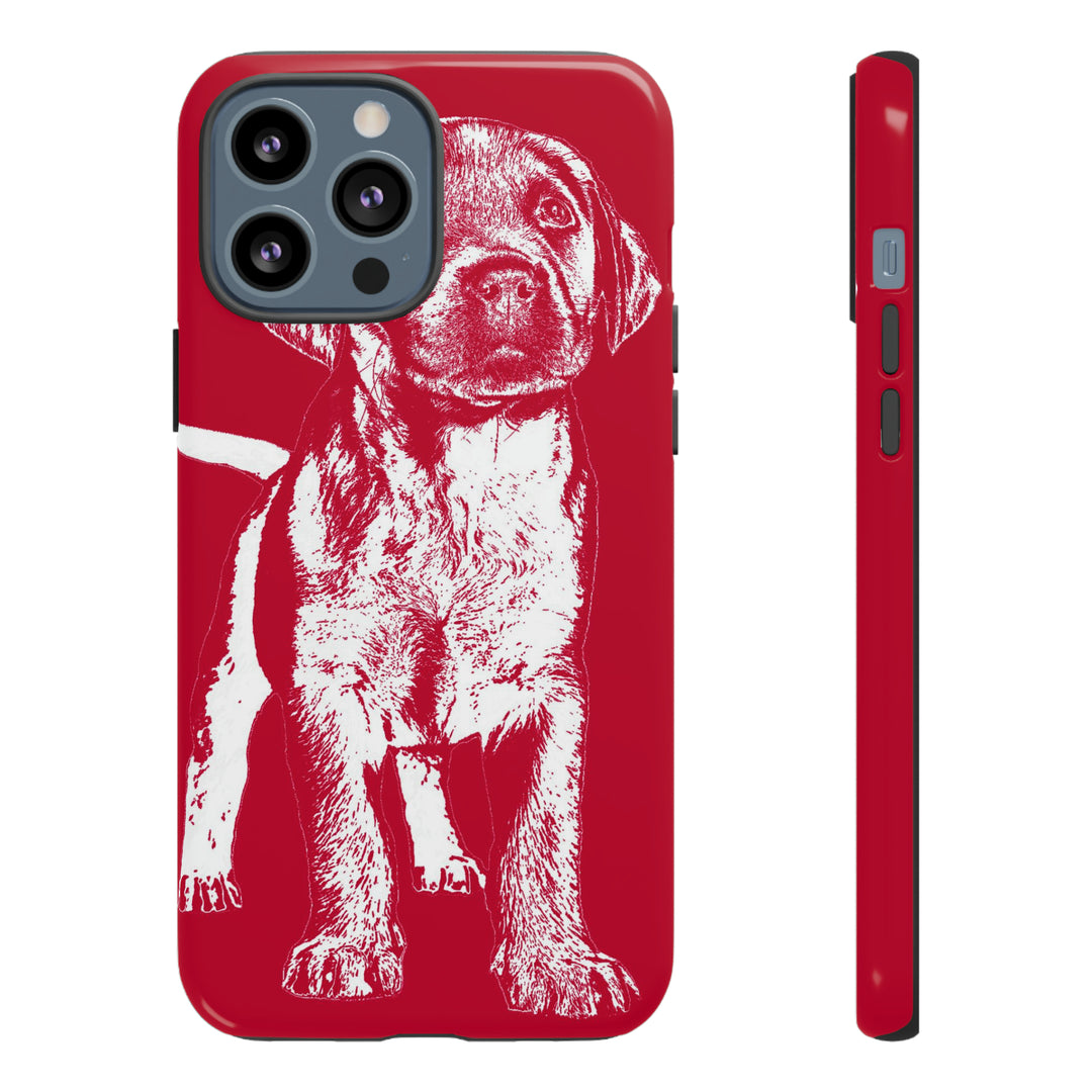 Cute IPhone Case | iPhone 15 Case | iPhone 15 Pro Max Case, Iphone 14 Case, Iphone 14 Pro Max Case IPhone Case for Dog Lovers, Puppy Dog Red - Studio40ParkLane