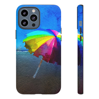 Cute Samsung Case | Cool Iphone Case | Summer Colorful Beach Parasol, Samsung S24, S23, S22, S21, IPhone 15 Case | Iphone 14 Case, Iphone 13 Case