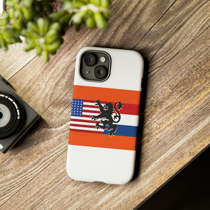 Cute IPhone Case | iPhone 15 Case | iPhone 15 Pro Max Case, Iphone 14 Case, Iphone 14 Pro Max Case IPhone Case for Art Lovers, Dutch US Flag - Studio40ParkLane