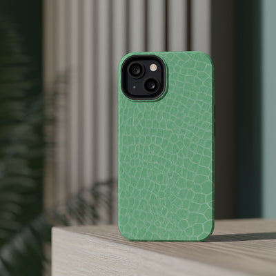 Non Leather Mint Color Pattern Magsafe Cute Phone Case for Iphone Gift for Her, | iPhone 15 Case | iPhone 15 Pro Max Case, Iphone 14, Iphone 14 Pro Max, Iphone 13, Iphone 16 - Studio40ParkLane