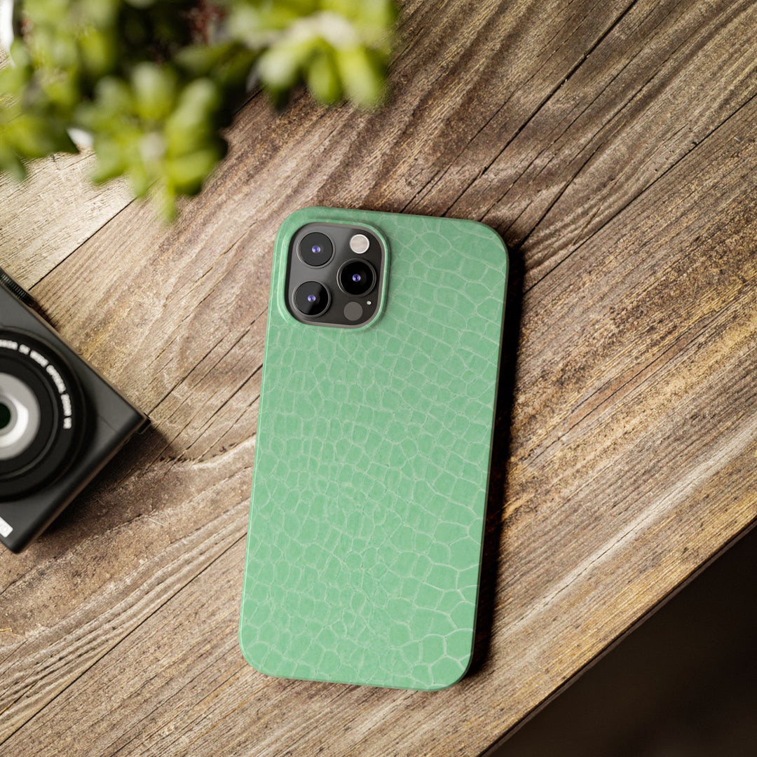 Slim Non Leather Mint Color Pattern Gift for Her Cute Phone Cases for Iphone 16 Pro Max | iPhone 15 Case | iPhone 15 Pro Max Case, Iphone 14, 13, 12, 11, 10, 8, 7 - Studio40ParkLane