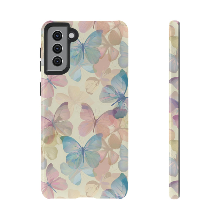 Cute Samsung Case | Cool Iphone Case | Summer Pastel Butterflies, Samsung S24, S23, S22, S21, IPhone 15 Case | Iphone 14 Case, Iphone 13 Case - Studio40ParkLane