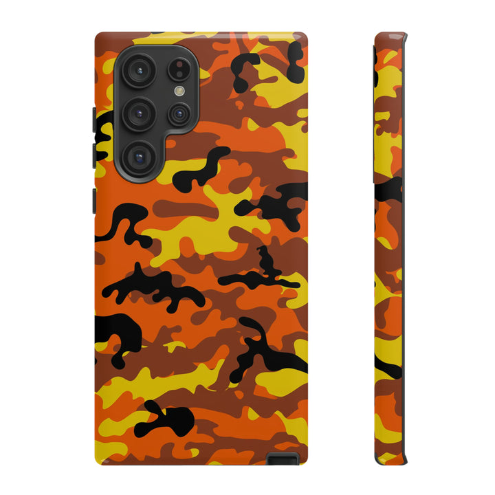 Cool Phone Case | Aesthetic Phone Case | Fall Camo | For Samsung Galaxy S23, S22, S21, S20 | Luxury Double Layer | Cute - Studio40ParkLane