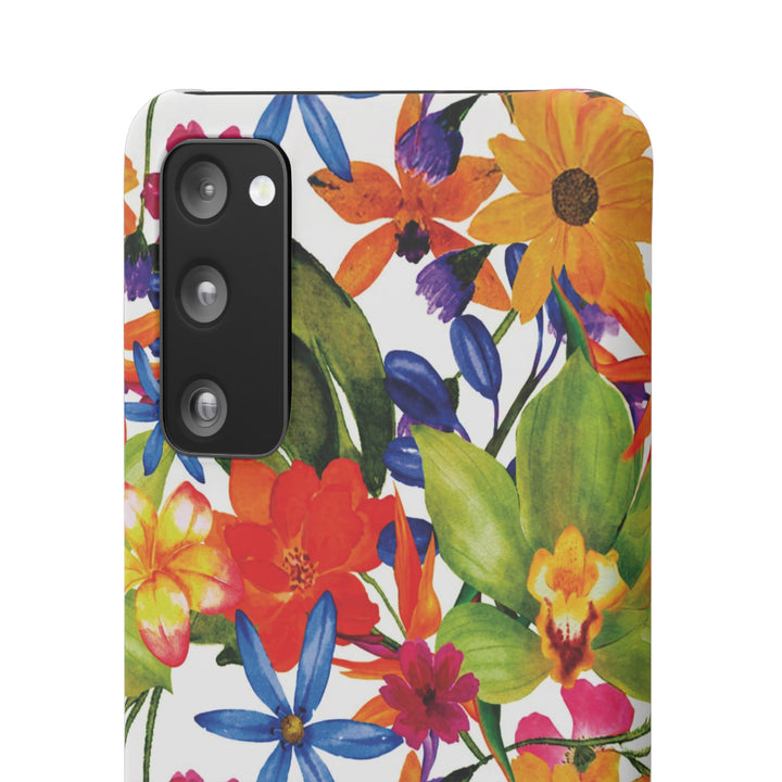 Sleek Snap Colorful Flowers Cute Phone Case for iPhone 16 15 14 13 12 11 X Xs Max Xr Pro Plus Samsung Galaxy S24 S23 S22 S21 S20 Note Ultra