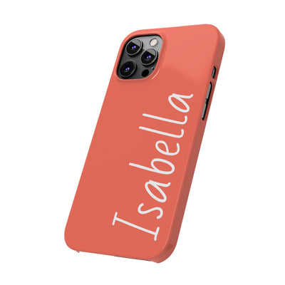 Personalized Initial Name Custom Slim Phone Cases for Iphone 16 Pro Max | iPhone 15 Case | iPhone 15 Pro Max Case, Iphone 14, 13, 12, 11, 10, 8, 7 - Studio40ParkLane