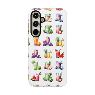 Cute Samsung Case | Cool Iphone Case | Tropical Summer Fruit Cocktail, Samsung S24, S23, S22, S21, IPhone 15 Case | Iphone 14 Case, Iphone 13 Case