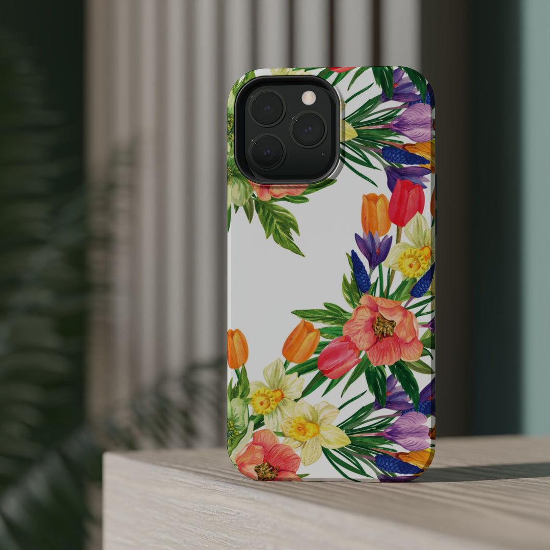 Spring Flowers Magsafe Cute Phone Case for Iphone Gift for Her, iPhone 16 Case iPhone 15 Pro Max Case, Iphone 14, Iphone 14 Pro Max, 13, 12 - Studio40ParkLane