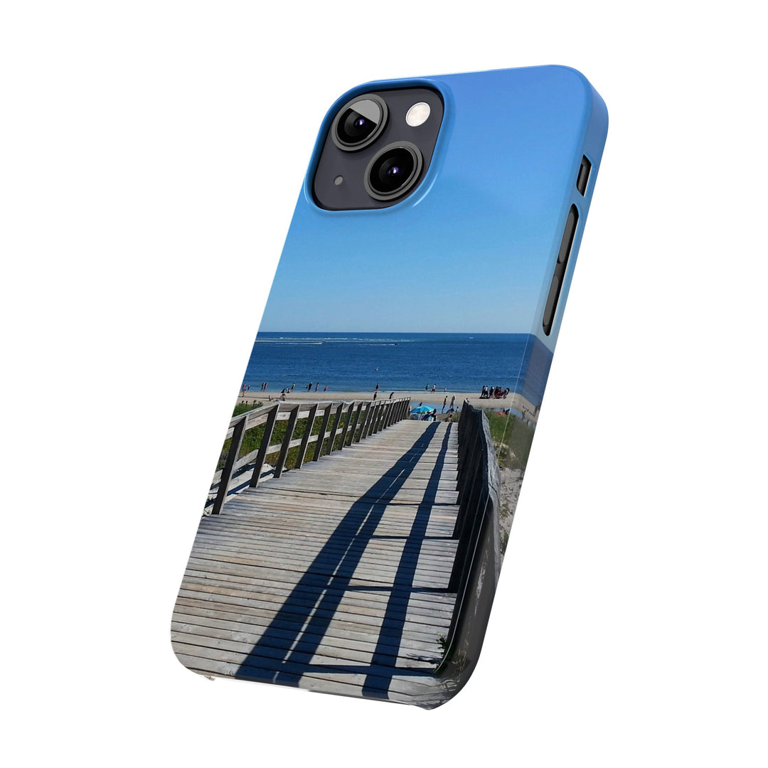 Slim Cute Phone Cases for Iphone - | iPhone 15 Case | iPhone 15 Pro Max Case, Iphone 14 Case, Iphone 14 Pro Max, Iphone 13, Summer Beach Walk - Studio40ParkLane