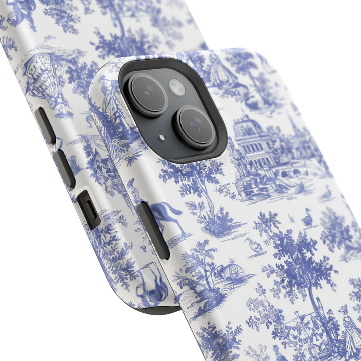 Magsafe French Toile Personalized Initial Custom Gift Cute Phone Cases for Iphone 16 Pro Max | iPhone 15, Pro Max Case, Iphone 14, 13, 12, 11, 10 - Studio40ParkLane
