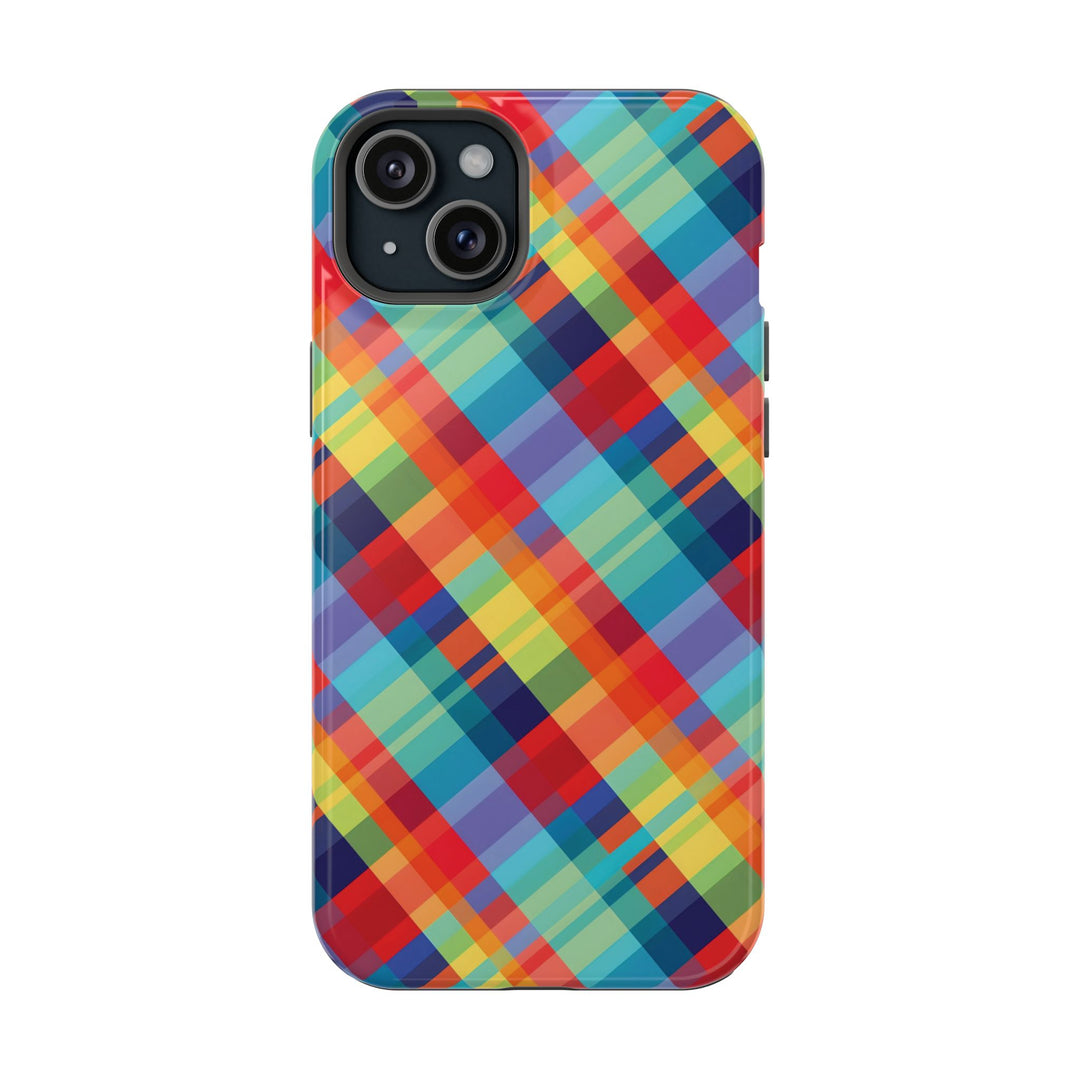 Checkered Plaid Magsafe Gift for Her Cute Phone Case for Iphone, | iPhone 16 | iPhone 15 Pro Max, Iphone 14 Pro Max, 13 12 11 10 9 8 7 - Studio40ParkLane