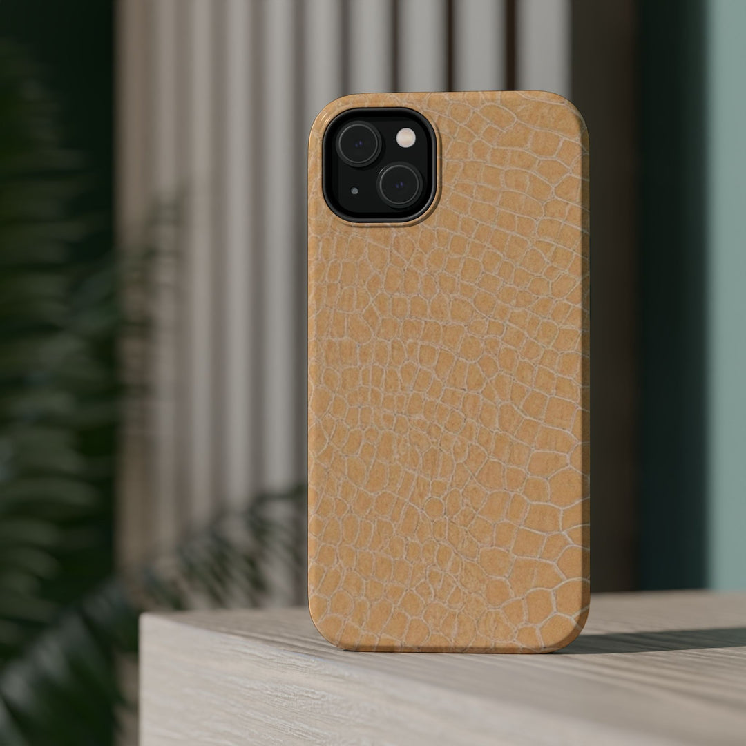Non Leather Beige Color Pattern Magsafe Cute Phone Case for Iphone Gift for Her, | iPhone 15 Case | iPhone 15 Pro Max Case, Iphone 14, Iphone 14 Pro Max, Iphone 13, Iphone 16 - Studio40ParkLane