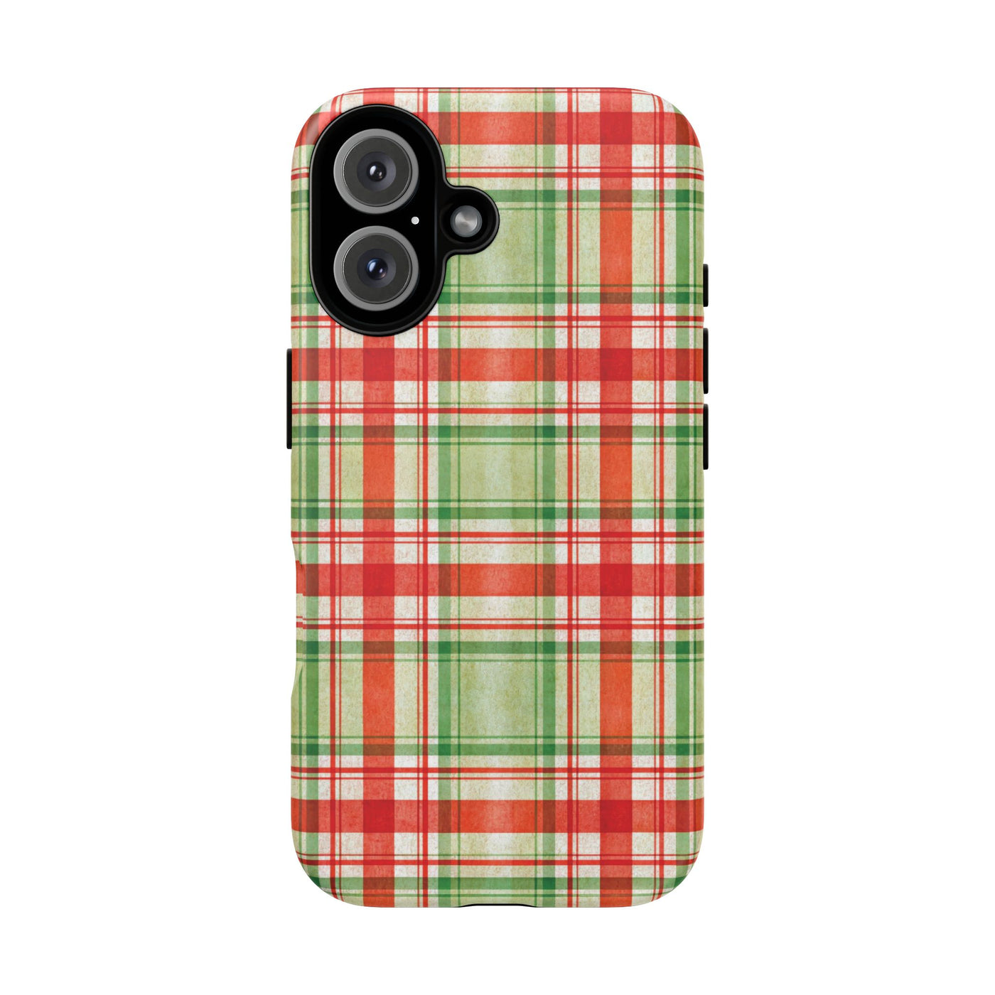 Aesthetic Tough Red Green Checkered Premium Phone Case - For iPhone 17 Pro Max iPhone 16 Pro iPhone 15 Iphone 14 Plus 13 Pro 12 11 10 XR XS - Studio40ParkLane