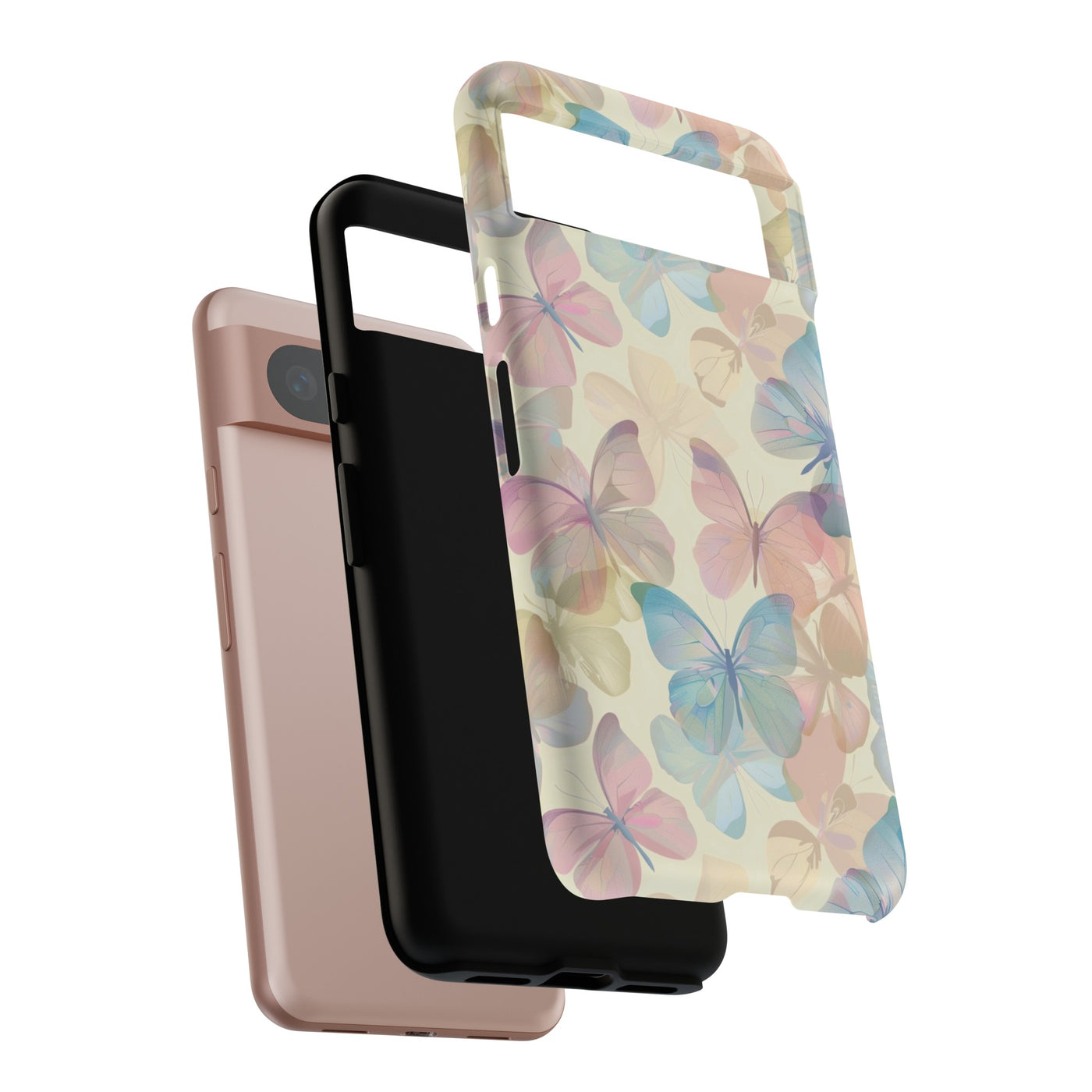 Cute Samsung Case | Cool Iphone Case | Summer Pastel Butterflies, Samsung S24, S23, S22, S21, IPhone 15 Case | Iphone 14 Case, Iphone 13 Case