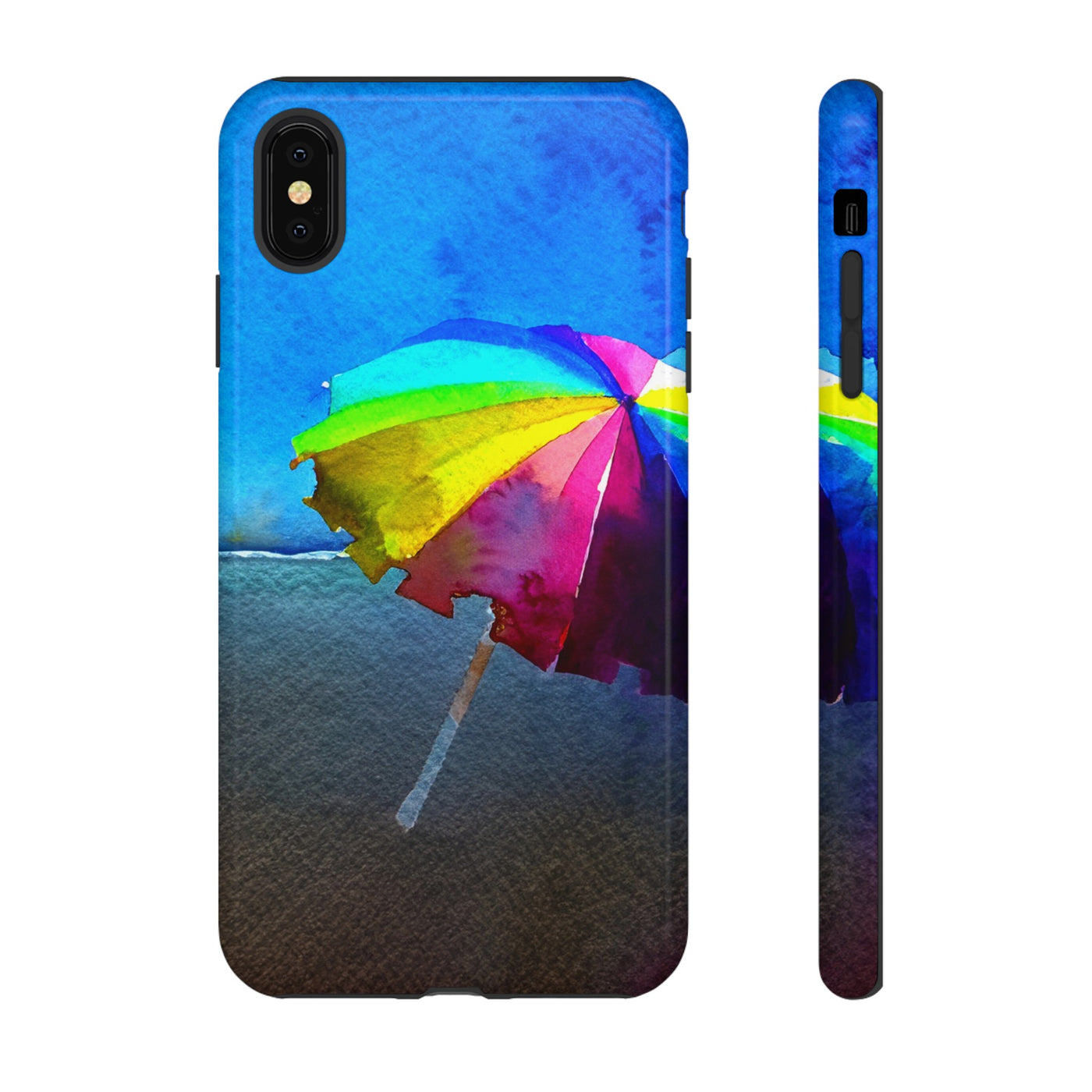 Cute Samsung Case | Cool Iphone Case | Summer Colorful Beach Parasol, Samsung S24, S23, S22, S21, IPhone 15 Case | Iphone 14 Case, Iphone 13 Case