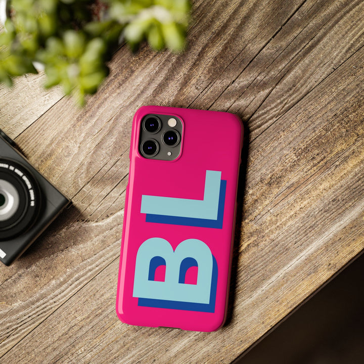 Slim Personalized Initial Custom Gift for Her Cute Phone Cases for Iphone 16 Pro Max | iPhone 15 Case | iPhone 15 Pro Max Case, Iphone 14, 13, 12, 11, 10, 8, 7 - Studio40ParkLane