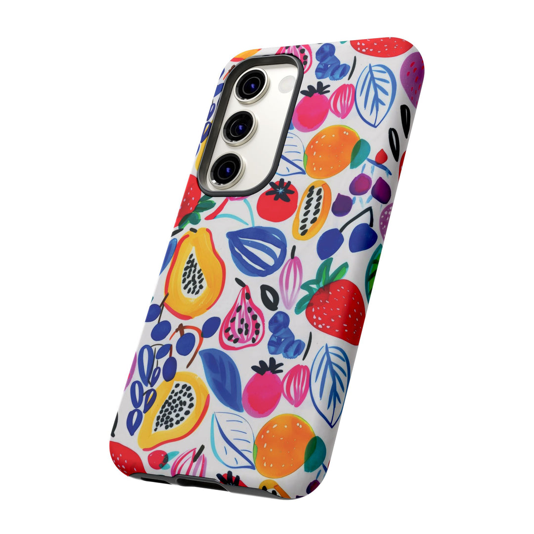 Premium Tough Summer Fruit Collage Gift for Her Cute Phone Cases for Samsung and Iphone, 16, 15, 14, S24, S23, S22, S21, S20, Plus, Ultra, Pro - Studio40ParkLane