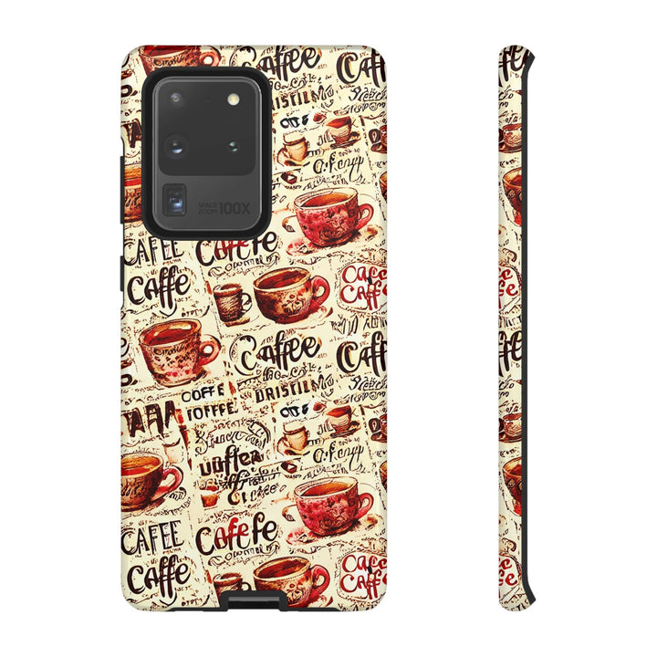 Cute Samsung Phone Case | Aesthetic Samsung Phone Case | Galaxy S23, S22, S21, S20 | Paris Coffee Cup, Protective Phone Case - Studio40ParkLane