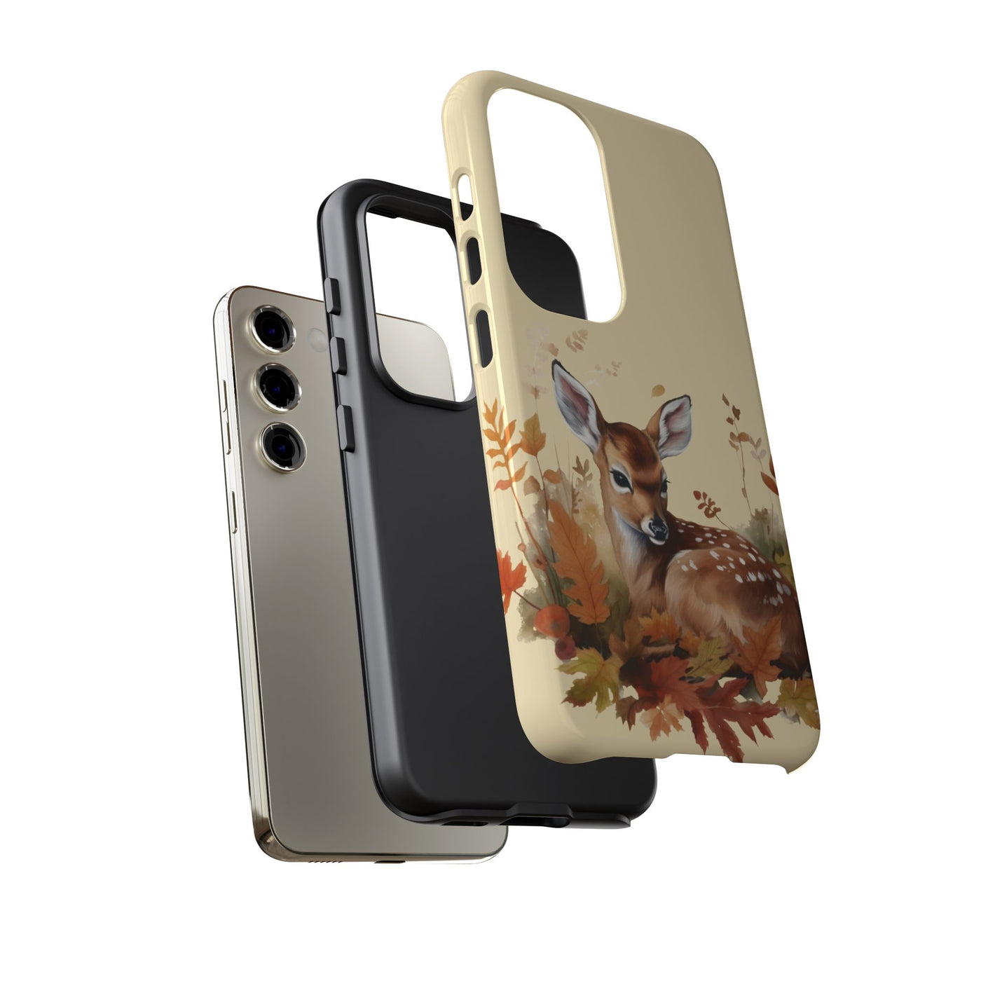 Autumn Fall Deer Gift for Her Cute Phone Case for, Samsung Galaxy S24, S23, S22, S21, IPhone 16 Case | Iphone 15, Iphone 14, IPhone 13 Case