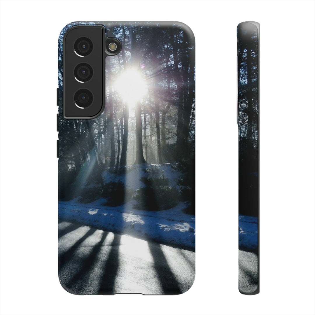 Cute Samsung Phone Case | Aesthetic Samsung Phone Case | Galaxy S23, S22, S21, S20 | Winter Sunshine, Protective Phone Case - Studio40ParkLane