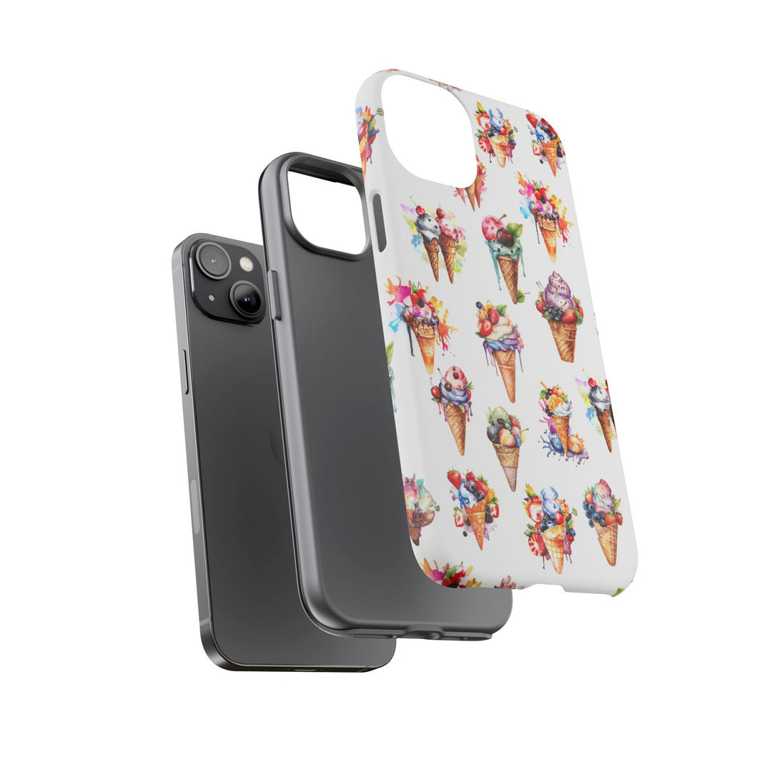 Impact Resistant, Summer Icecream, Cute Phone Cases for Samsung S24, S23, S22, S21, IPhone 15 pro, Iphone 14 pro, Iphone 13 IPhone 12, Iphone 11 - Studio40ParkLane