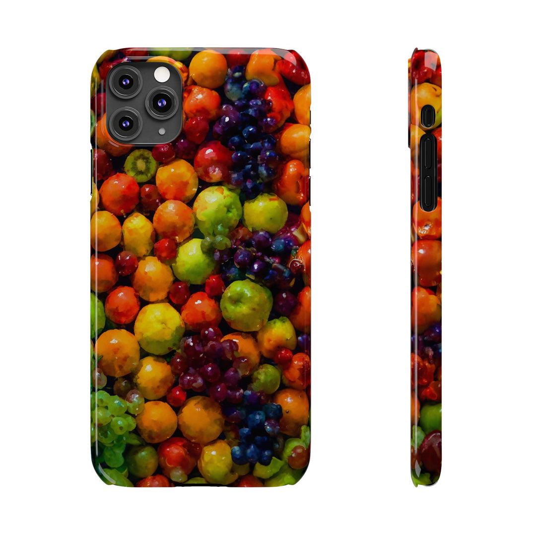 Slim Cute Phone Cases for Iphone | iPhone 15 Case | iPhone 15 Pro Max Case, Iphone 14, Iphone 14 Pro Max, Iphone 13, Summer Assorted Fruits - Studio40ParkLane