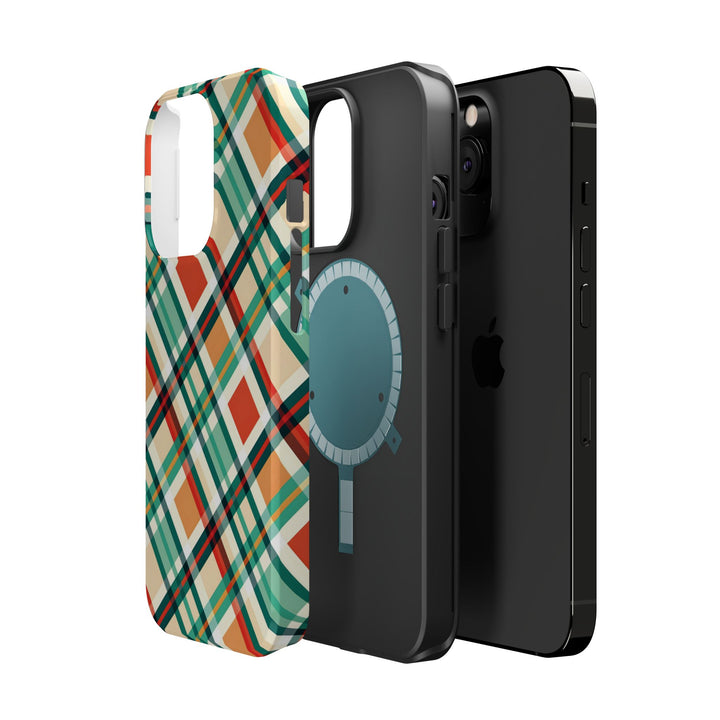 Checkered Plaid Magsafe Gift for Her Cute Phone Case for Iphone, | iPhone 16 | iPhone 15 Pro Max, Iphone 14 Pro Max, 13 12 11 10 9 8 7 - Studio40ParkLane