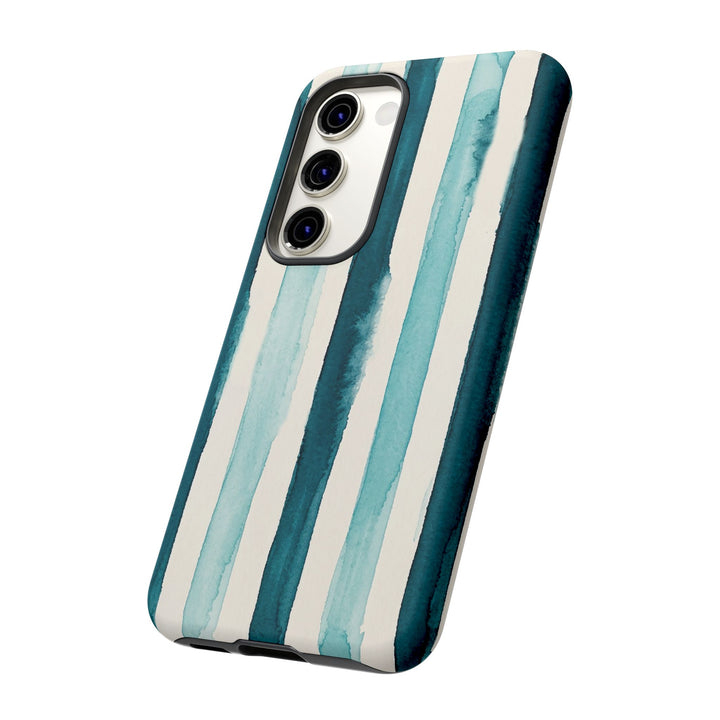 Tough Cute Green Stripes Phone Case, for IPhone 17 Pro Max | Iphone 17 Air, Iphone 16, IPhone 15, 14 13 12, Samsung Galaxy S26, S25, S24, S23