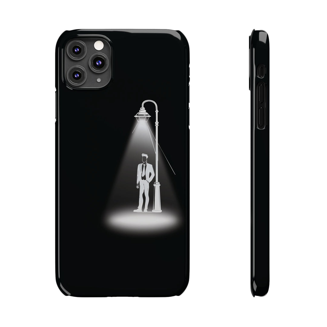 Slim Mystery Man Spotlight Gift for Her Cute Phone Cases for Iphone 16 Pro Max | iPhone 15 Case | iPhone 15 Pro Max Case, Iphone 14, 13, 12, 11, 10, 8, 7 - Studio40ParkLane