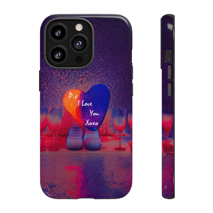 Cute Samsung Case | Cool Iphone Case | PS I love You - Heart, Samsung S24, S23, S22, S21, IPhone 15 Case | Iphone 14 Case, Iphone 13 Case - Studio40ParkLane