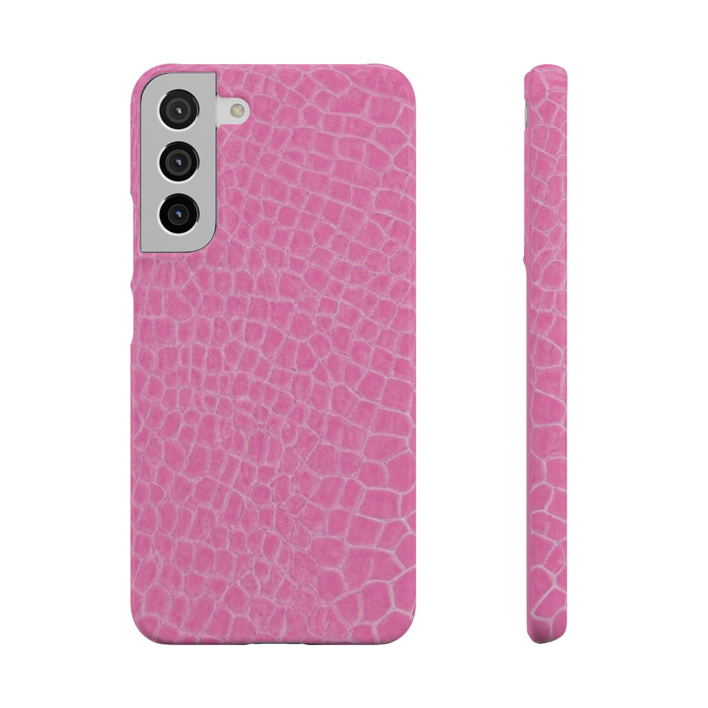 Snap Non Leather Pink Color Pattern Gift for Her Cute Phone Cases for Samsung Galaxy S24, S23, S22, S21, S20, Plus, Ultra, Iphone 16, 15, 14, Pro and Max - Studio40ParkLane