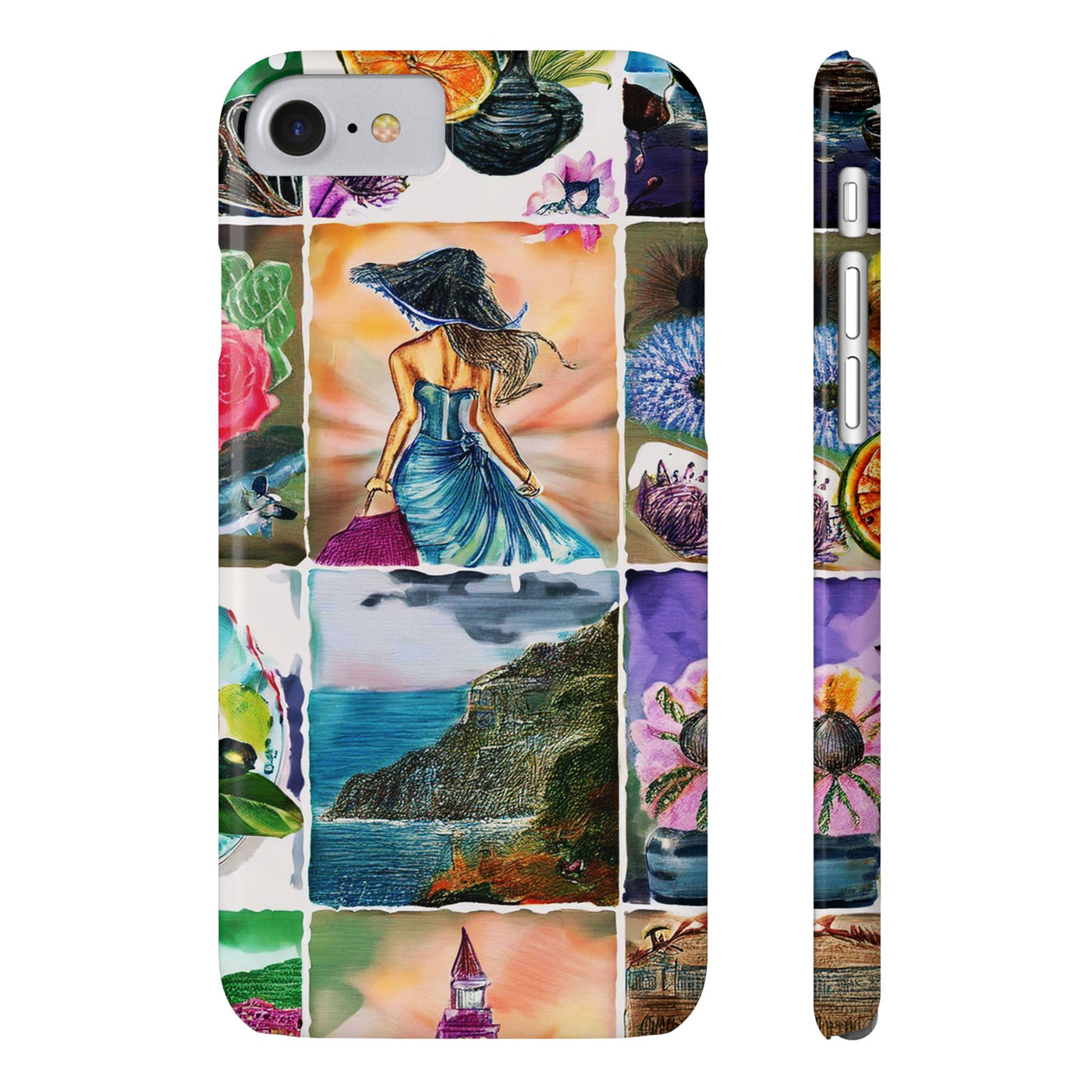 Slim Travel Coquette Collage Slim Cute Phone Cases for Iphone  | iPhone 15 Case | iPhone 15 Pro Max Case, Iphone 14, Iphone 14 Pro Max, Iphone 13