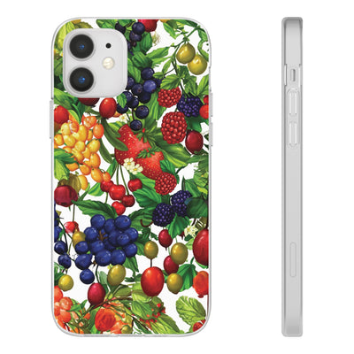 Cute Flexi Phone Cases, For Samsung Galaxy and Iphone, Summer Mixed Fruit, Galaxy S23 Phone Case, Samsung S22 Case, Samsung S21, Iphone 15, Iphone 14, Iphone 13