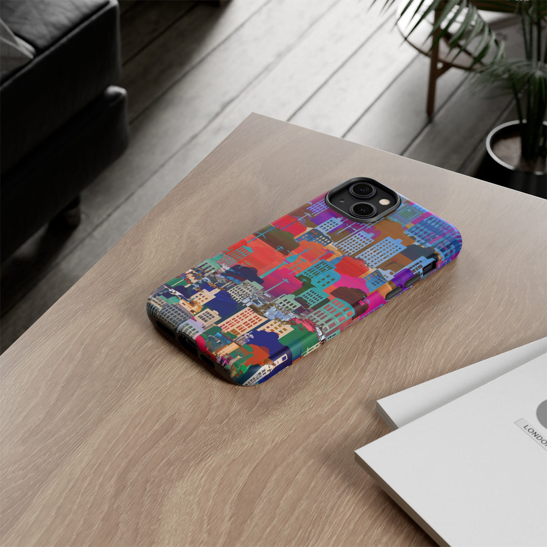 Cute Samsung Case | Cool Iphone Case | Summer City Skyline, Samsung S24, S23, S22, S21, IPhone 15 Case | Iphone 14 Case, Iphone 13 Case - Studio40ParkLane