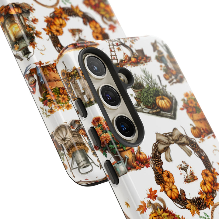 Impact Resistant, Fall Leaves Collage, Cute Phone Cases for Samsung S24, S23, S22, S21, IPhone 15 pro Iphone 14 pro Iphone 13 IPhone 12 Iphone 11 - Studio40ParkLane