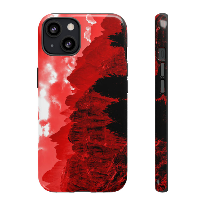 Cute IPhone Case | iPhone 15 Case | iPhone 15 Pro Max Case, Iphone 14 Case, Iphone 14 Pro Max Case IPhone Case for Art Lovers - Red Mountains - Studio40ParkLane