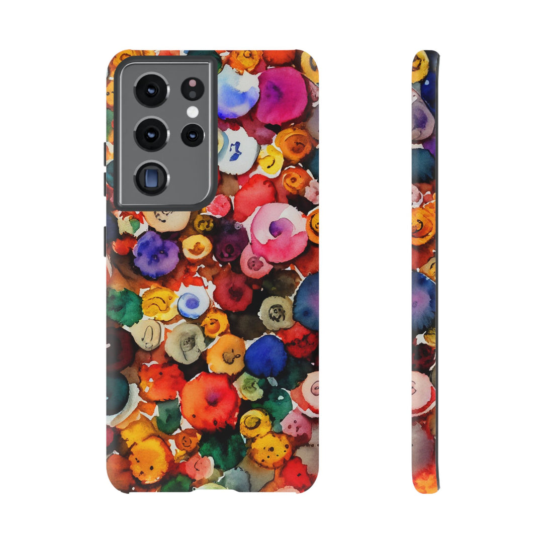 Impact Resistant, Fall Colors Buttons, Cute Phone Cases for Samsung S24, S23, S22, S21, IPhone 15 pro Iphone 14 pro Iphone 13 IPhone 12 Iphone 11 - Studio40ParkLane