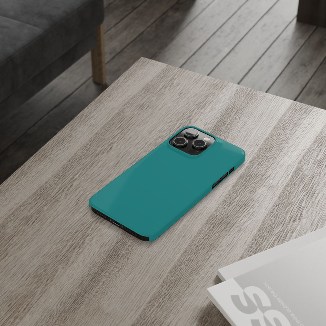 Slim Turquoise Blue Gift for Her Aesthetic Cute Phone Case for Iphone 16 - | iPhone 15 Pro Max Case | iPhone 14 Case 13 12 11 10 9 8 7 - Studio40ParkLane