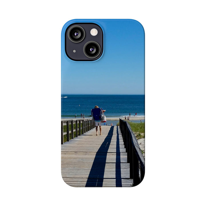 Slim Cute Phone Cases for Iphone - | iPhone 15 Case | iPhone 15 Pro Max Case, Iphone 14 Case, Iphone 14 Pro Max, Iphone 13, Summer Beach Walk - Studio40ParkLane