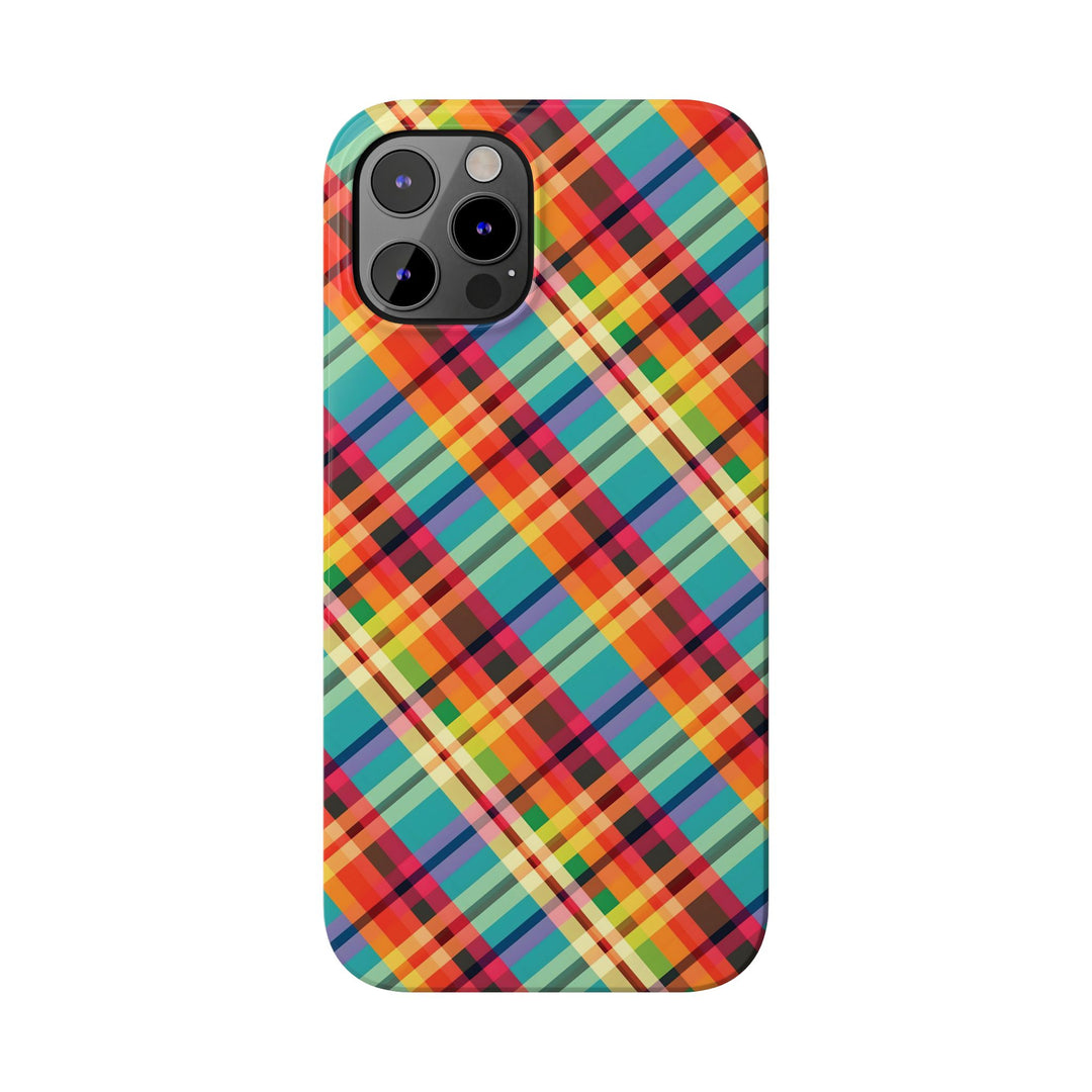 Slim Checkered Plaid Gift for Her Cute Phone Cases for Iphone 16 Pro Max | iPhone 15 Case | iPhone 15 Pro Max Case, Iphone 14, 13, 12, 11, 10, 8, 7 - Studio40ParkLane