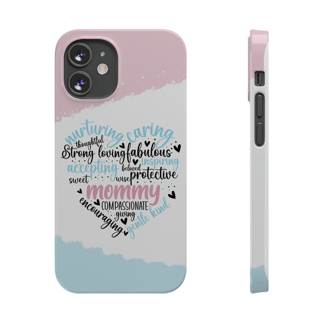 Slim Cute Phone Cases for Iphone - | iPhone 15 Case | iPhone 15 Pro Max Case, Iphone 14 Case, Iphone 14 Pro Max, Iphone 13, Mother&