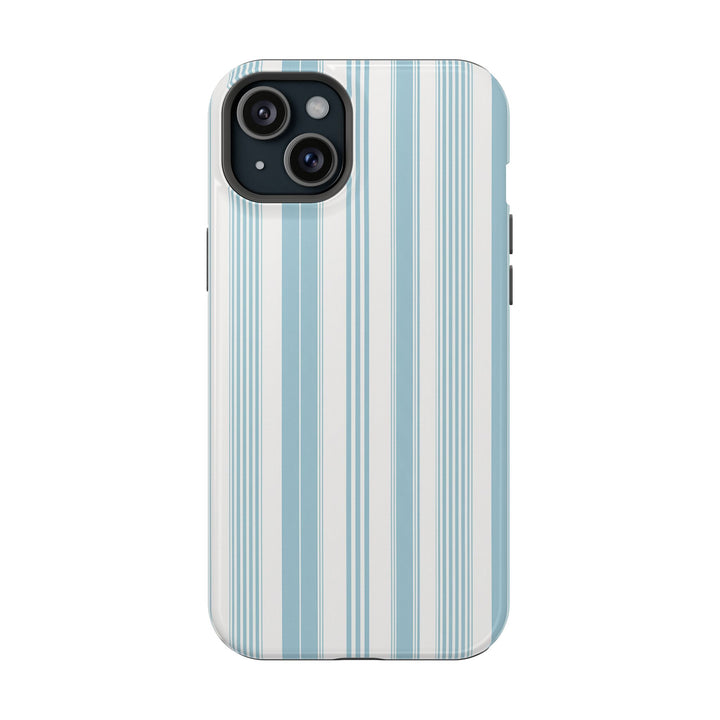 MagSafe Cute Phone Case, Coastal Striped Phone Case for iPhone 17 16 15 14 13 12 Pro Max, Samsung S26 S25 S24 Ultra case - Studio40ParkLane