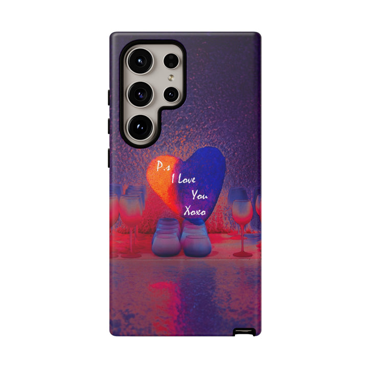 Cute Samsung Case | Cool Iphone Case | PS I love You - Heart, Samsung S24, S23, S22, S21, IPhone 15 Case | Iphone 14 Case, Iphone 13 Case - Studio40ParkLane