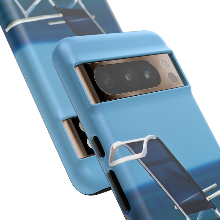 Cute Samsung Case | Cool Iphone Case | Summer Blue Beach Chair, Samsung S24, S23, S22, S21, IPhone 15 Case | Iphone 14 Case, Iphone 13 Case - Studio40ParkLane
