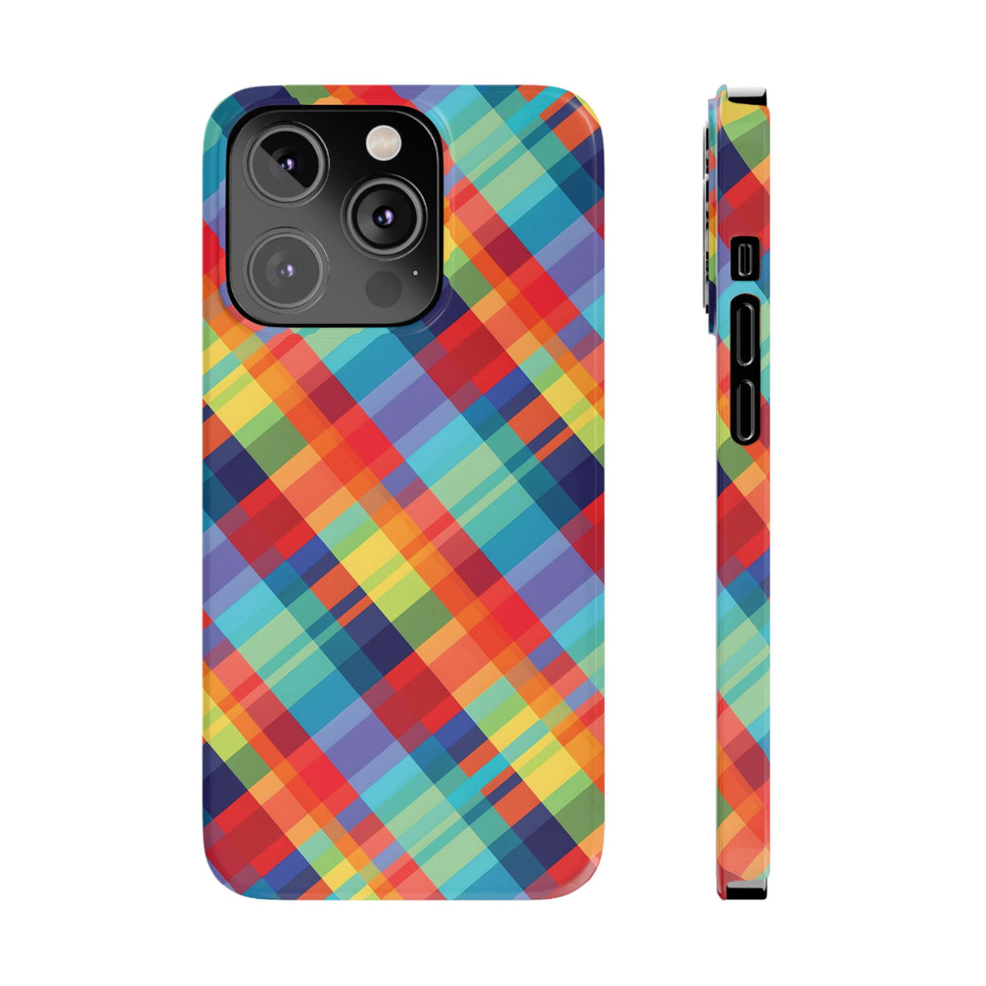 Slim Checkered Plaid Gift for Her Cute Phone Cases for Iphone 16 Pro Max | iPhone 15 Case | iPhone 15 Pro Max Case, Iphone 14, 13, 12, 11, 10, 8, 7 - Studio40ParkLane
