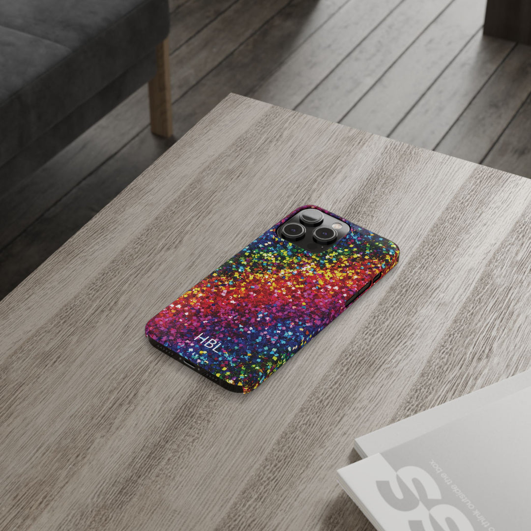 Slim Personalized Slim Muted Faux Play on Glitter Effect Cute Phone Cases for Iphone 16 Pro Max | iPhone 15 Case | iPhone 15 Pro Max Case, Iphone 14, Iphone 14 Pro Max, Iphone 13 12 11 8 7 - Studio40ParkLane