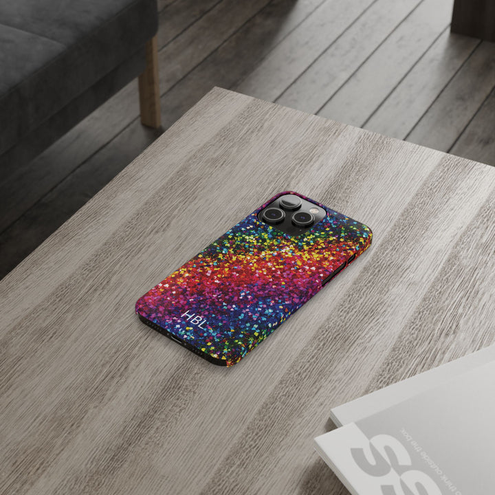Slim Personalized Slim Muted Faux Play on Glitter Effect Cute Phone Cases for Iphone 16 Pro Max | iPhone 15 Case | iPhone 15 Pro Max Case, Iphone 14, Iphone 14 Pro Max, Iphone 13 12 11 8 7 - Studio40ParkLane