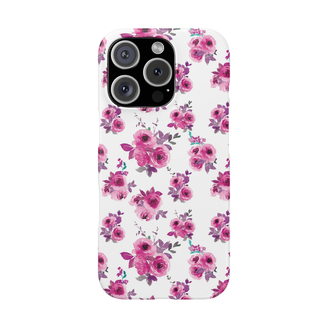 Sleek Snap Flowers Gift for Her Cute Phone Case for iPhone 16 15 14 13 12 11 X Xs Max Xr Pro Plus Samsung Galaxy S24 S23 S22 S21 S20 Ultra