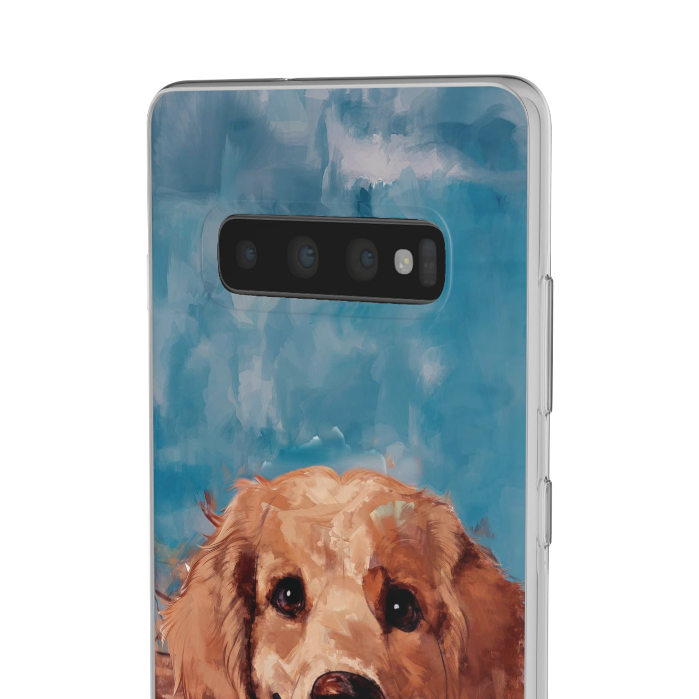 Personalized Cute Flexi Samsung Phone Cases, Golden Retriever Dog Galaxy S23 Phone Case, Samsung S22 Case, Samsung S21 Case, S20 Plus