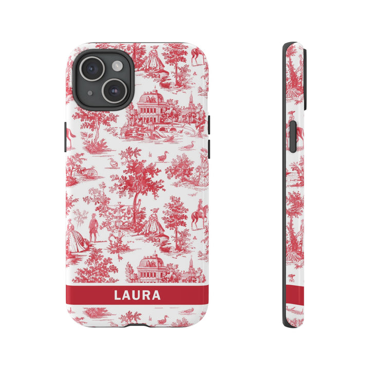Premium Tough Personalized Initial Custom Gift Cute Phone Cases for Samsung Galaxy S24, S23, S22, S21 Plus, Ultra, Iphone 16, 15, 14 Pro Max - Studio40ParkLane