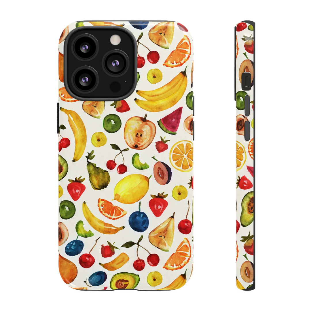 Impact Resistant, Mixed Fruits, Cute Phone Cases for Samsung S24, S23, S22, S21, IPhone 15 pro Iphone 14 pro Iphone 13 IPhone 12 Iphone 11 - Studio40ParkLane
